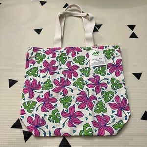Jana Lam collaboration canvas tote